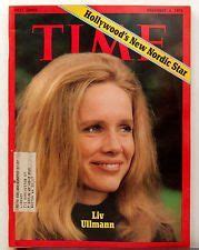 According to legend, sigmund freud once turned down a huge sum of money to write a hollywood screenplay. Liv+Ullmann;+Time+Magazine-+December+4,+1972 | Liv ullmann ...