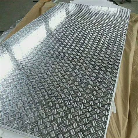 18 Gauge Chequred Polished Aluminum Sheet 6061 Aluminum Checkered Sheet