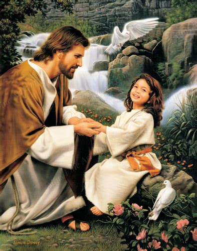 Follow the vibe and change your wallpaper every day! Of Such is the Kingdom of God - Print in LDS Jesus Christ ...