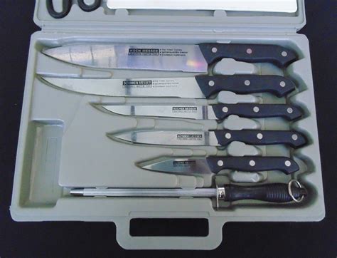 Die wichtigsten werkzeuge in der küche sind kochmesser. Kuchen Messer, Ausbein Messer, Knife Set in Box | Auction ...