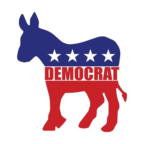 Why is the elephant the symbol of the republican party and a donkey the symbol of the democrats? "Democrat Donkey Logo" by Democrat | Redbubble