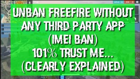 Flinging curses via the voice chat can lead to your account getting banned in free fire. How To Unban Free Fire Account Banned With IMEI | 101% ...