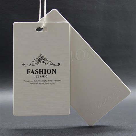 Customized Garment Labels OEM Paper Hang Tag Tags Labels Custom Clothing Paper Labels Custom