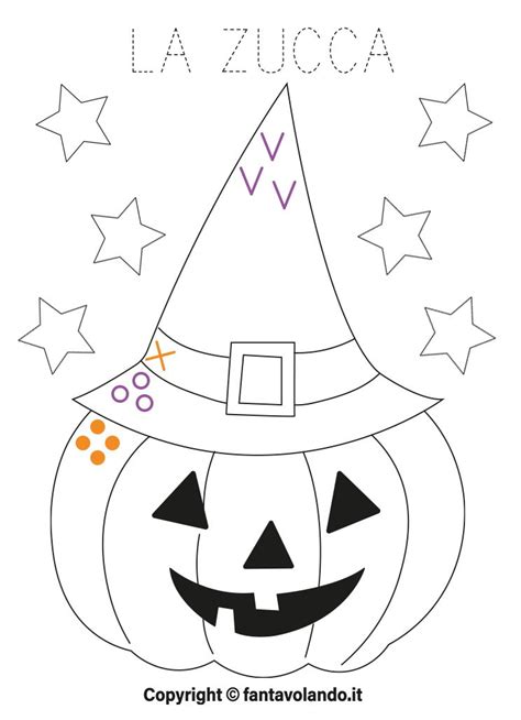 Schede Didattiche Grafismi Di Halloween Fantavolando Kindergarten