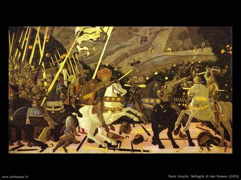 The paintings are in egg tempera on woode. PAOLO UCCELLO pittore biografia opere