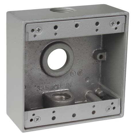 Maybe you would like to learn more about one of these? REDDOT 2-Gang Silver Metal Weatherproof Exterior/Interior ...