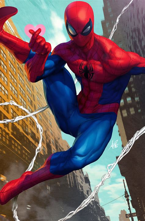 Nov180794 Friendly Neighborhood Spider Man 1 Artgerm Var Previews World