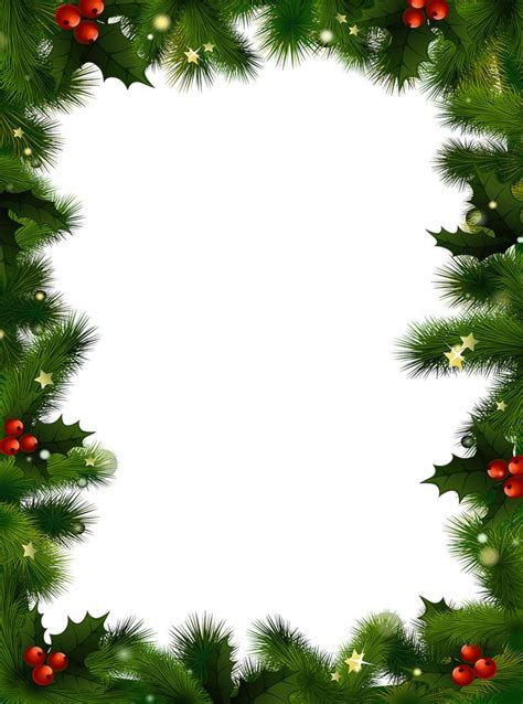 Free Christmas Borders You Can Download And Print Evergreen