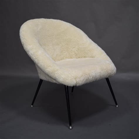 Sheep Wool Armchair In The Style Of Fritz Neth 1970s For Sale At Pamono