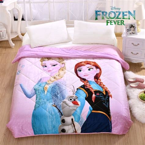 Disney Authorized Frozen Elsa Anna Quilts Blanket Summer Comforter