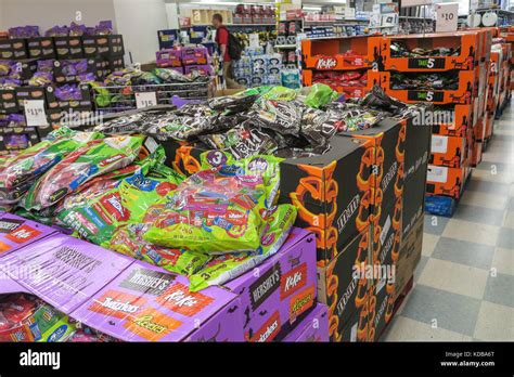 Kmart Halloween Store Display Nyc Stock Photo Alamy