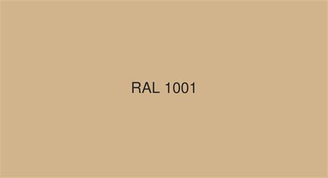 RAL Beige RAL 1001 Color In RAL Classic Chart