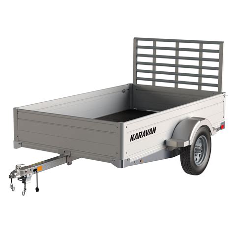 4.5 x 8 ft. Anodized Aluminum Utility Trailer | Karavan Trailers