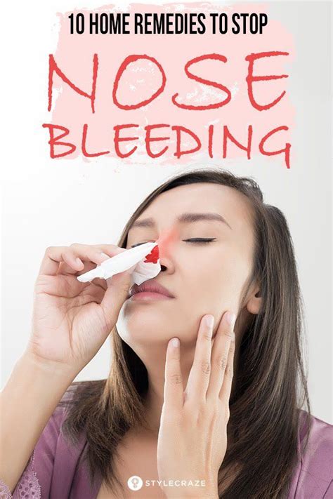 10 Effective Home Remedies To Stop Nose Bleeding Stop Nose Bleeds