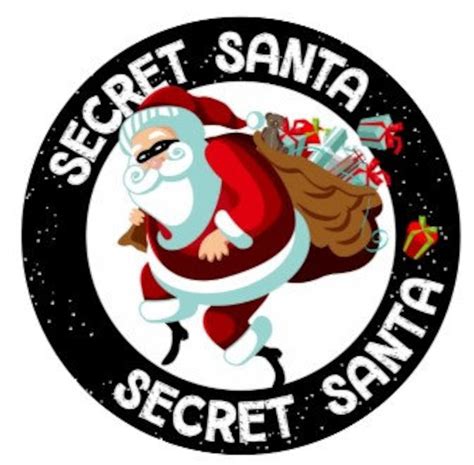 Matt Stickers Christmas Secret Santa Labels Etsy Uk