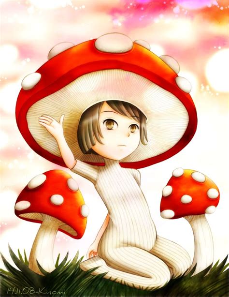 Mushroom Girl Mushroom Art Pink Wallpaper Girly Stuffed Mushrooms