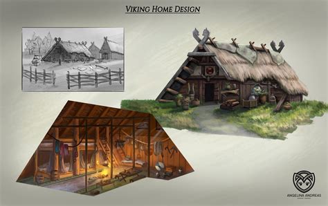 Artstation Historical Viking Home Design