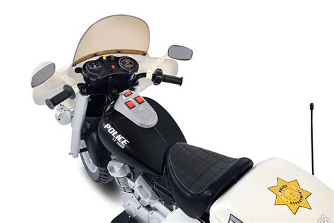 That gives us two police cars and two police. Kid's Motorized Police Motorcycle 12-Volt Battery-Powered ...