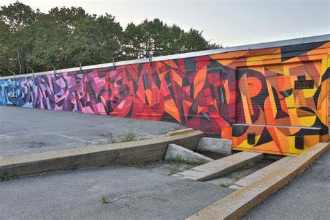 Portland Maine Mural Artist For Hire Colorful Abstract Graffiti Wall Art