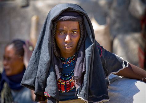 Afar Tribe Woman Assaita Afar Regional State Ethiopia Takı