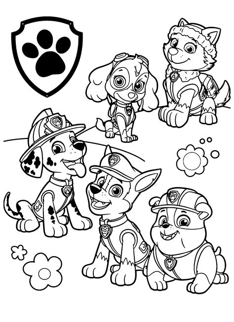 Paw Patrol Coloring Page Printable - Printable Calendar