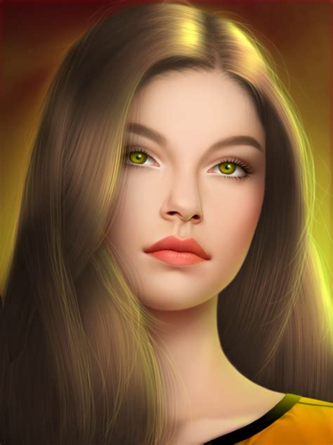 Green Eyes By Gothic Icecream Fantasy Girl Fantasy Art Women