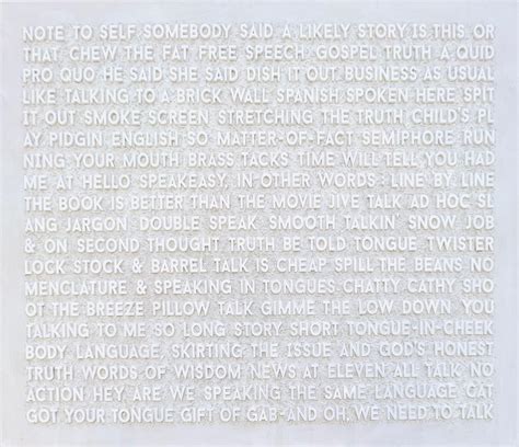 Peter Buchman "Note to Self”, Voice-Over Paintings Series, 2024 For