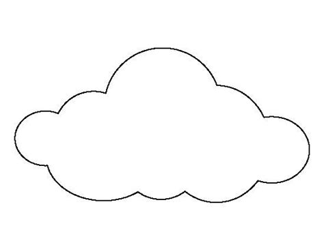 Free cliparts that you can download to you computer and use in your. Printable Large Cloud Template | Cloud template, Clouds ...