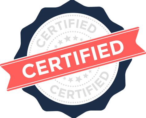 Certified Png Transparent Certification Label Stamp Free Transparent