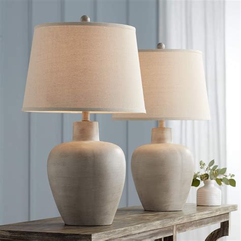 Glenn Southwest Urn Table Lamps Set Of H Lamps Plus