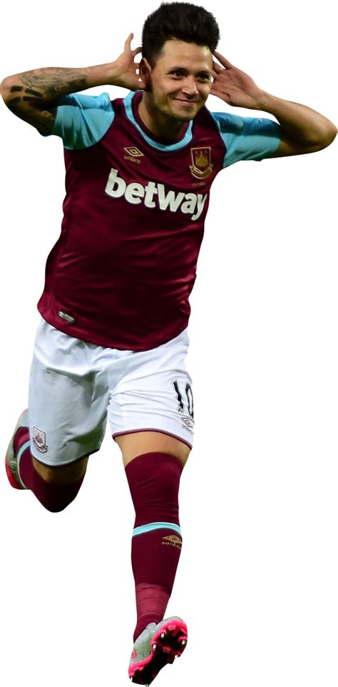 Mauro zarate joined west ham for an undisclosed fee in the summer, but is yet to show the hammers faithful his best form. Mauro Zarate football render - 16267 - FootyRenders