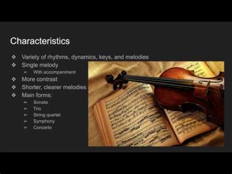 The Classical Period - YouTube
