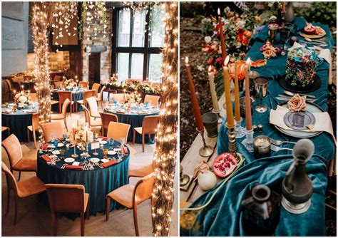 20 Dark Teal And Rust Orange Wedding Color Ideas For Fall