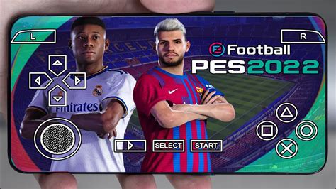 تحميل لعبة Pes 2022 للاندرويد على Ppsspp من ميديافير