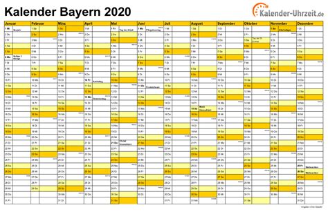 Kalender 2021 für österreich mit allen feiertagen. Feiertage 2020 Bayern + Kalender