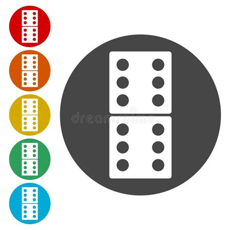 Dominoes Icons Stock Illustrations 491 Dominoes Icons Stock