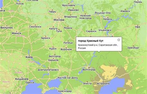 This map was created by a user. Карта Красный Кут с улицами