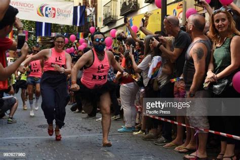 gay pride high heels race in madrid photos and premium high res pictures getty images