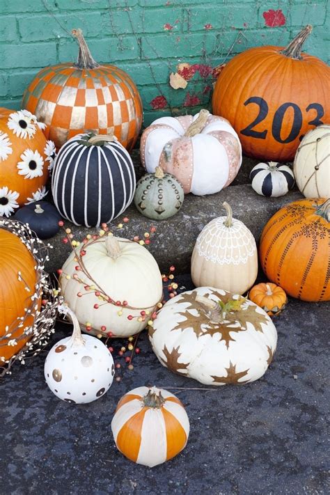 Ok now we've done all the cute kid friendly pumpkin ideas let's look at some grown up designs you can use to decorate your home for halloween and thanksgiving. 10 Fashionable Creative Pumpkin Ideas No Carving 2020