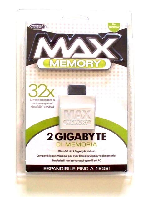 Datel Memory Card 2gb Per Xbox 360 Recensione Accessori