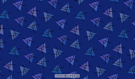 Abstract Triangle Blue Pattern Background Vector Download