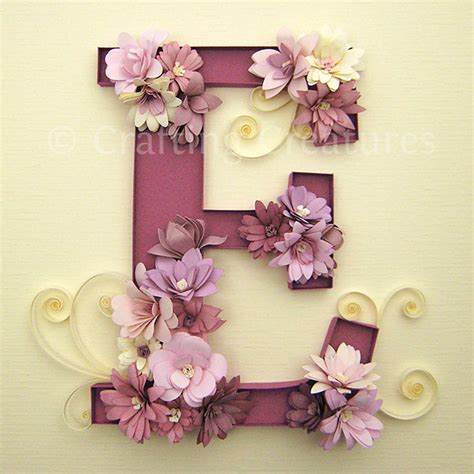 Quilling Monogram Letter E Behance