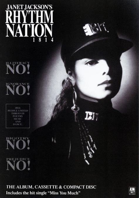Janet Jackson Rhythm Nation 1814 Poster