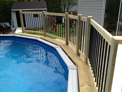 Patios And Decks Piscine Patio Bois Traité