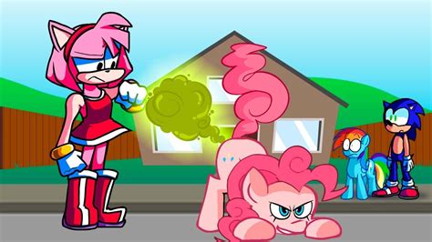 Amy Vs Pinkie Pie Blockhead But Its Deadly Farting🤢 Youtube