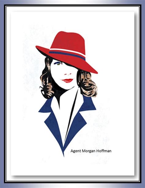 Morgan Hoffman In An Agent Peggy Carter Persona Morgan Tweeted That It