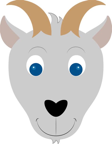 Clipart Goat Head