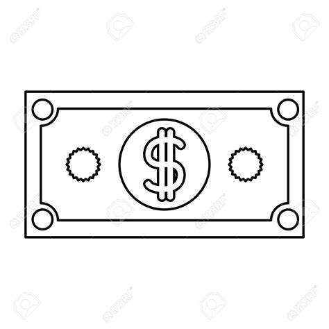 One Dollar Bill Clip Art