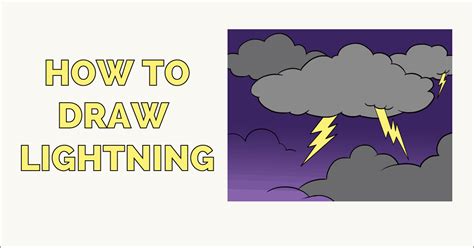How To Draw Lightning Really Easy Drawing Tutorial