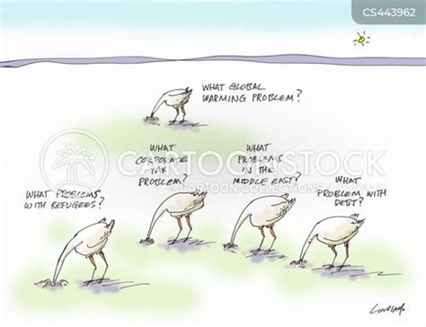 Ostrich Head In The Sand Cartoons And Comics Funny Pictures From